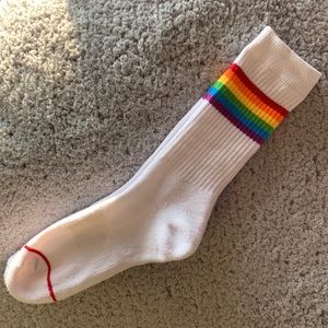 Rainbow Tube Socks